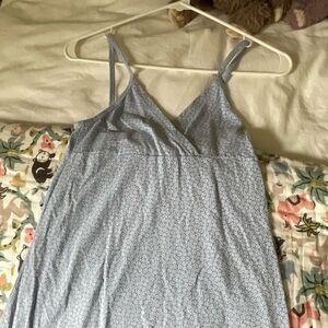 Brandy Melville Blue and Floral Dress